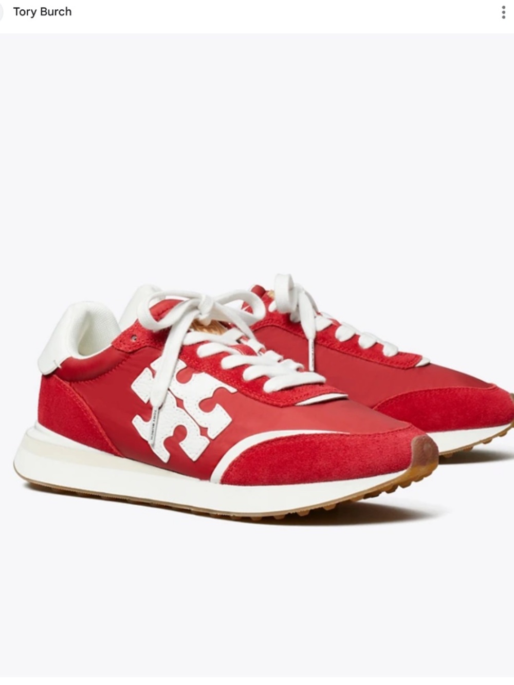 Tory Burch Women's Red Destiny Trainer